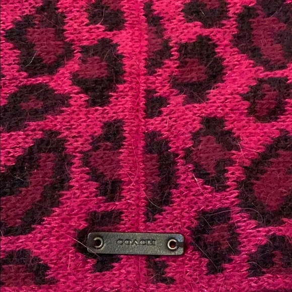 Coach Angora Rabbit Fur Infinity Scarf - Picture 3 of 3
